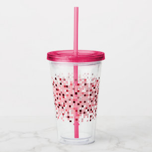 Mosaik, små fyrkanter. take away mugg