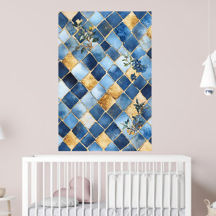 Mosaik som påminner om traditionella marockanska s poster