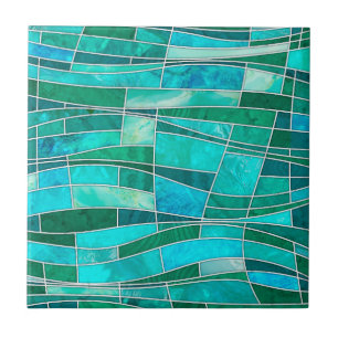 Mosaik Vinkar Art - Havsspöke Kakelplatta