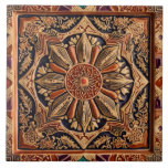 Mosaik vintage brun beige dekorativ kakelplatta<br><div class="desc">Mosaik vintage brun beige dekorativ keramisk platta</div>