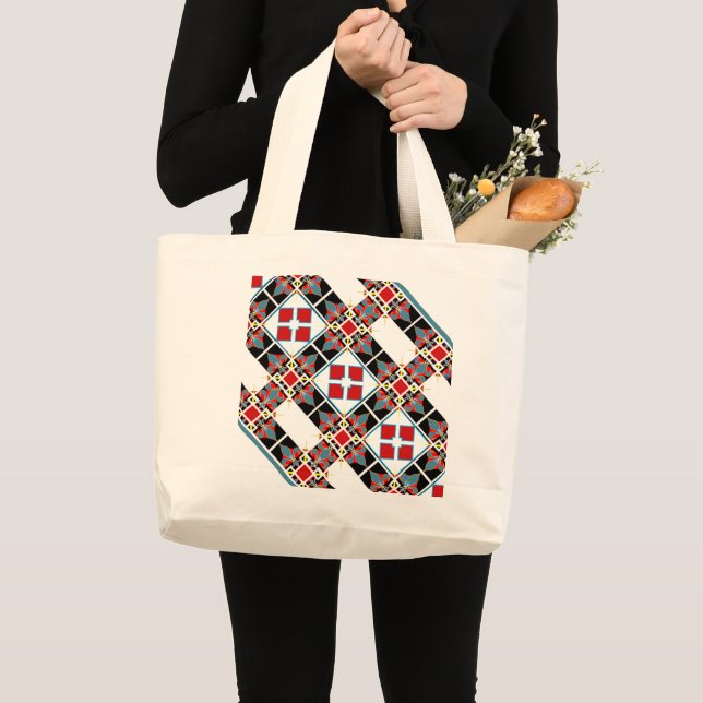 Mosaik Yogamatta Jumbo Tygkasse (Framsida (produkt))