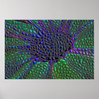 Mosaikblomma Poster