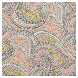 mosaikfiskpastel tyg