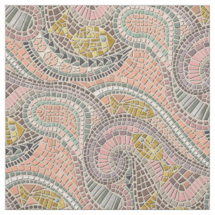 mosaikfiskpastel tyg