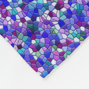Mosaikglas Mönsterfilt Fleecefilt