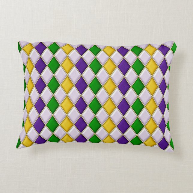 Mosaikharlekin Prydnadskudde (Baksidan)