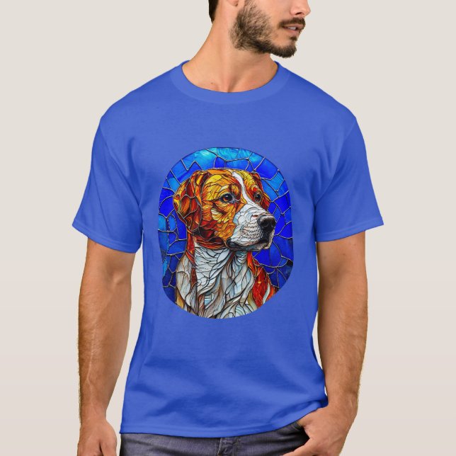 Mosaikhund T Shirt (Framsida)
