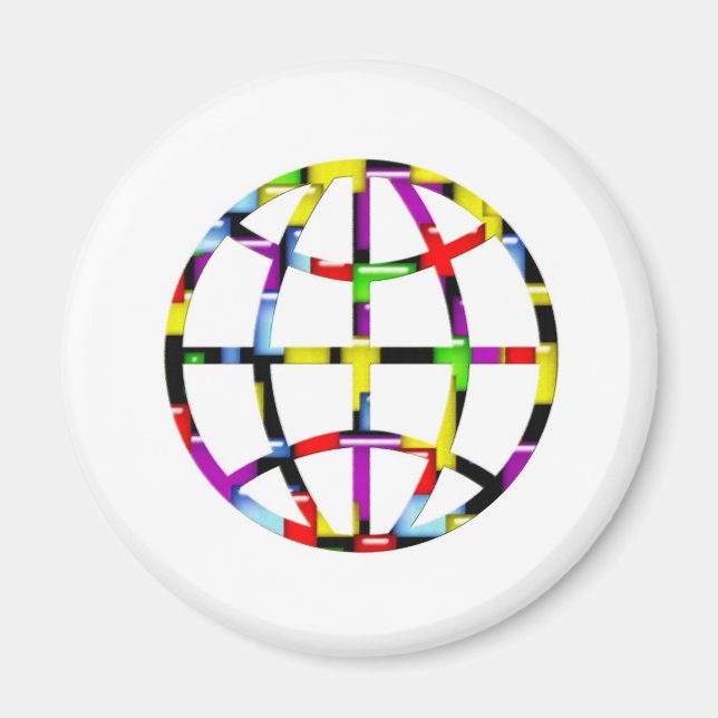 mosaikjord magnet (Framsidan)