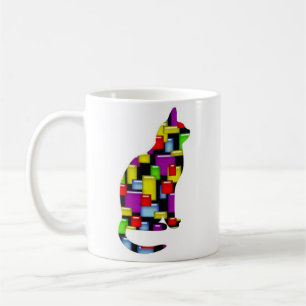 mosaikkkatt kaffemugg