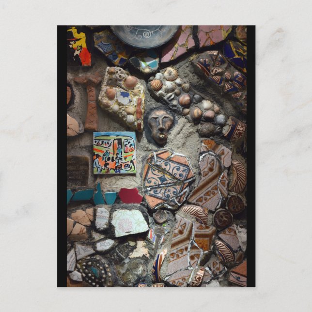 Mosaikkonst Vykort (Framsida)