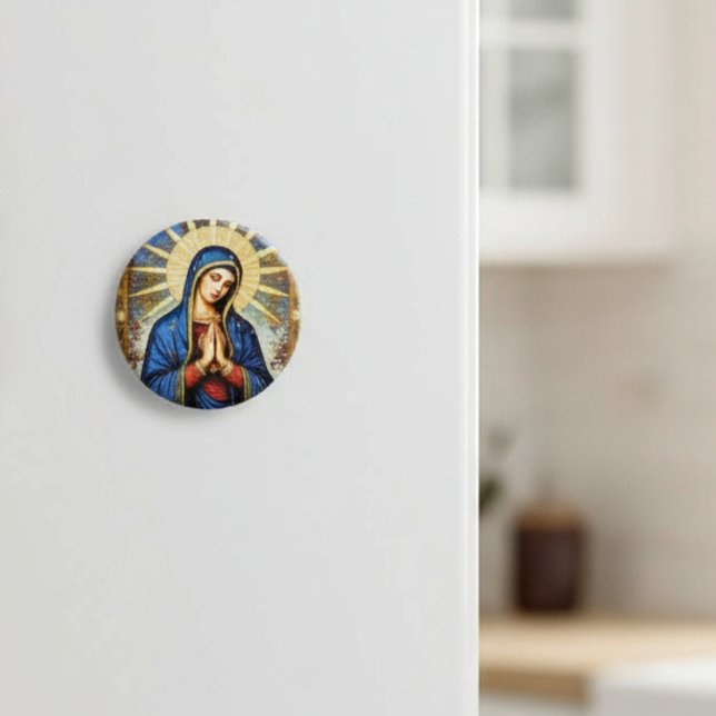 Mosaikmadonna Magnet (Skapare uppladdad)