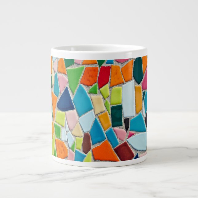mosaikplattor kaffekopp jumbo mugg (Framsidan)