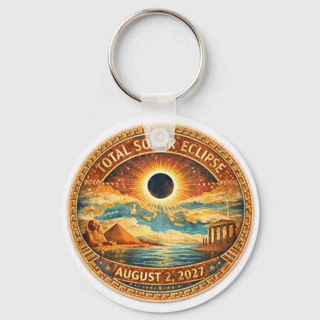 Mosaikstil 2027 Eclipse Nyckelring (Framsida)
