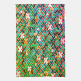 Mosaiktorn i Medelhavet Kökshandduk