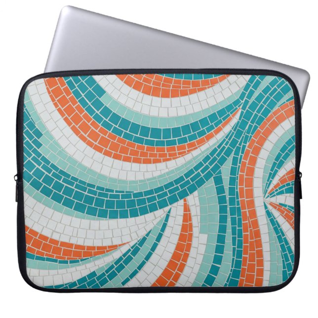 mosaikvåg laptop fodral (Framsidan)