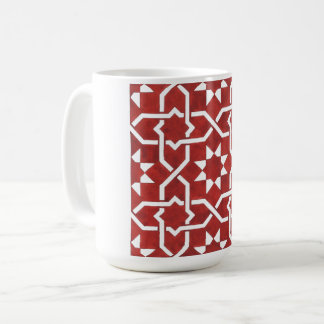 Mosaïque andalouse rouge SEVILLE Kaffemugg