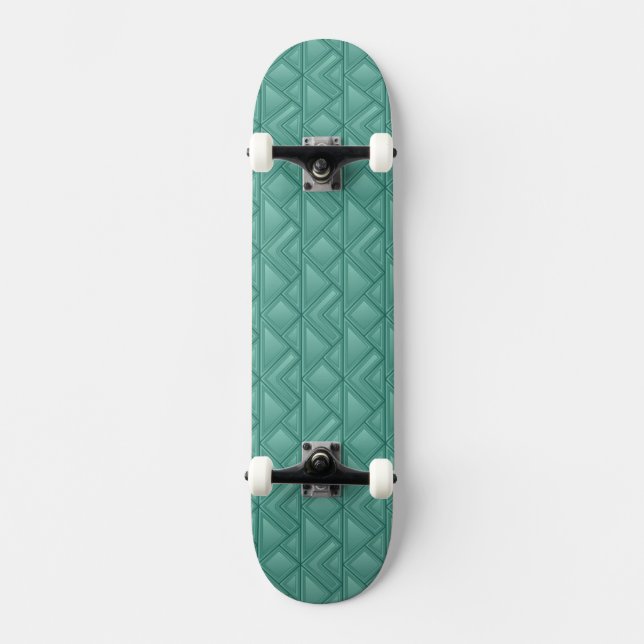 Mosaisk bakgrund skateboard bräda 20 cm (Framsida)