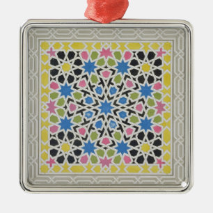 Mosaisk design från Alhambraen, från 'araben Julgransprydnad Metall