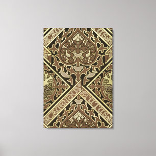Mosaisk ecklesiastisk tapetdesign canvastryck