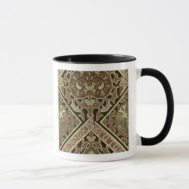 Mosaisk ecklesiastisk tapetdesign mugg (Höger)