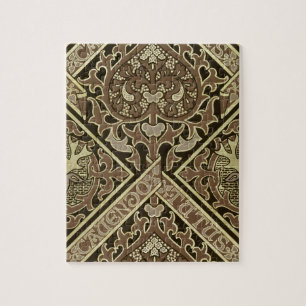 Mosaisk ecklesiastisk tapetdesign pussel
