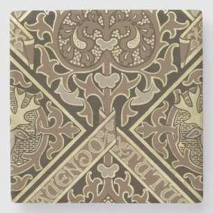 Mosaisk ecklesiastisk tapetdesign stenunderlägg