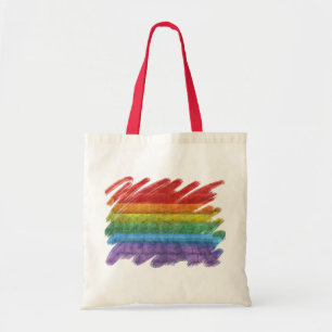 Mosaisk gay prideflagga för regnbåge tygkasse