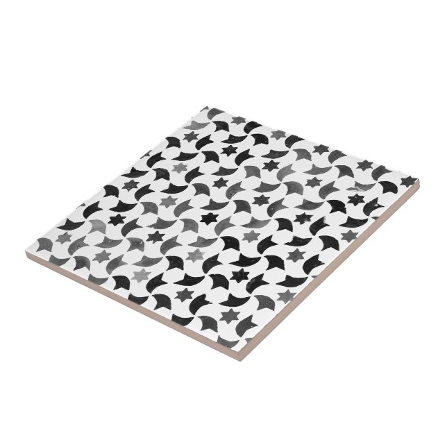 Mosaisk genomskinlig bakgrund för Alhambra Kakelplatta (Sidan)