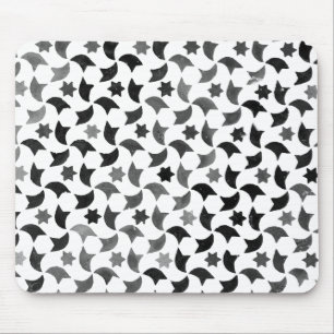 Mosaisk genomskinlig bakgrund för Alhambra stjär Musmatta