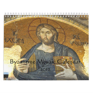 Mosaisk kalender 2012 för Byzantine