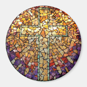 Mosaisk magnet "kor " för målat glass,