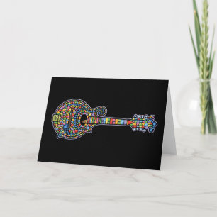 Mosaisk Mandolin Kort