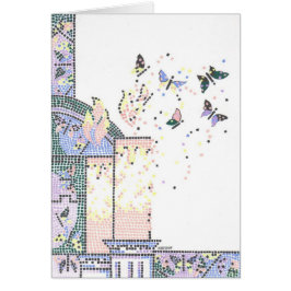 Mosaisk Metamorphosis Hälsningskort