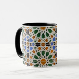 Mosaisk mugg för färgrik Moorish