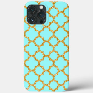 Mosaisk Quatrefoil för modernt glitter för Faux