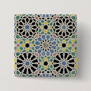 Mosaisk trottoar i Alhambraen, från 'araben Knapp