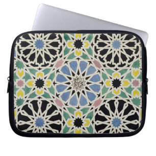 Mosaisk trottoar i Alhambraen, från 'araben Laptop Sleeve