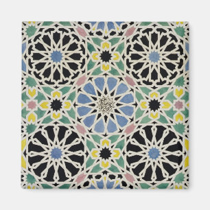 Mosaisk trottoar i Alhambraen, från 'araben Magnet