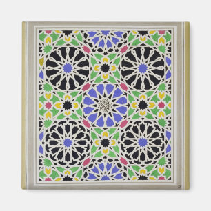 Mosaisk trottoar i logen av sultanen magnet
