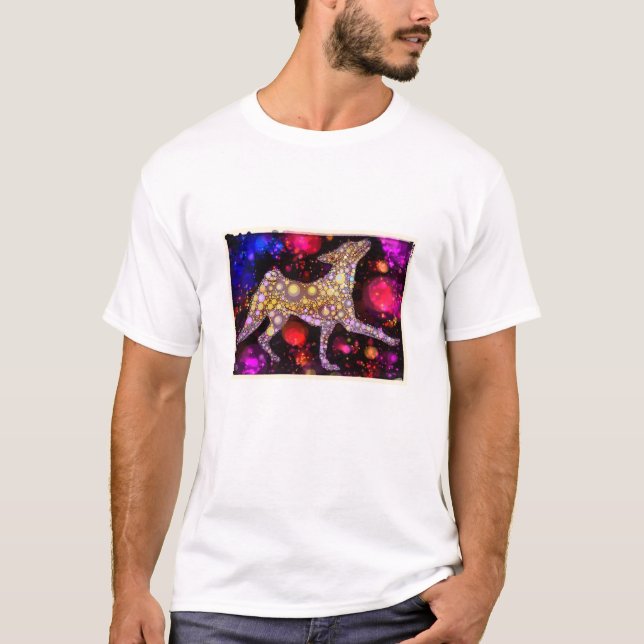 Mosaiska Basenji Tee (Framsida)