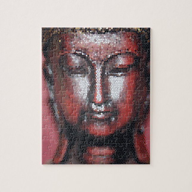 Mosaiska Buddha Pussel (Vertikal)