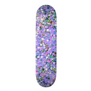 Mosaiskt modernt grusglitter #6 för multifärgad old school skateboard bräda 18 cm