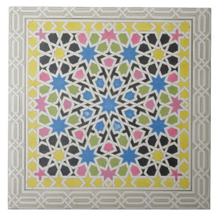 Mosaiskt mönster från Alhambra, från "Arabien Kakelplatta
