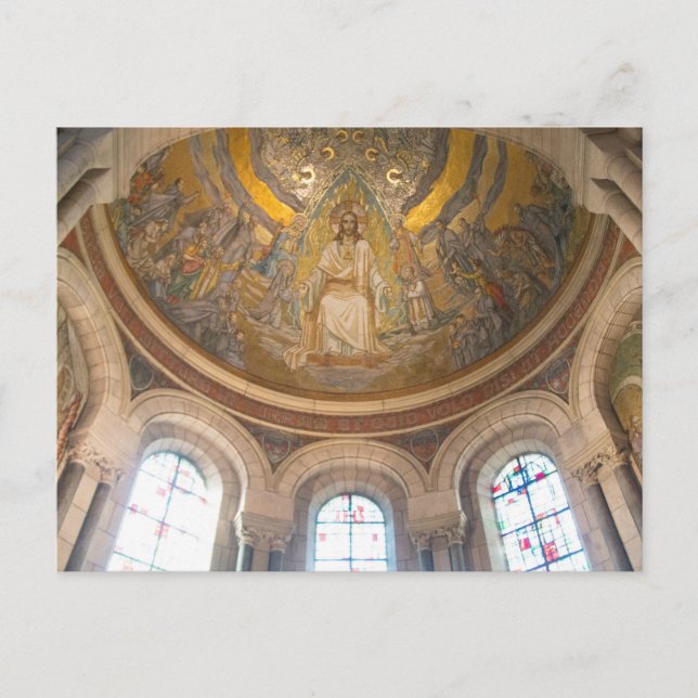 Mosaiskt tak för Sacré-Coeur Basilica Vykort (Framsida)