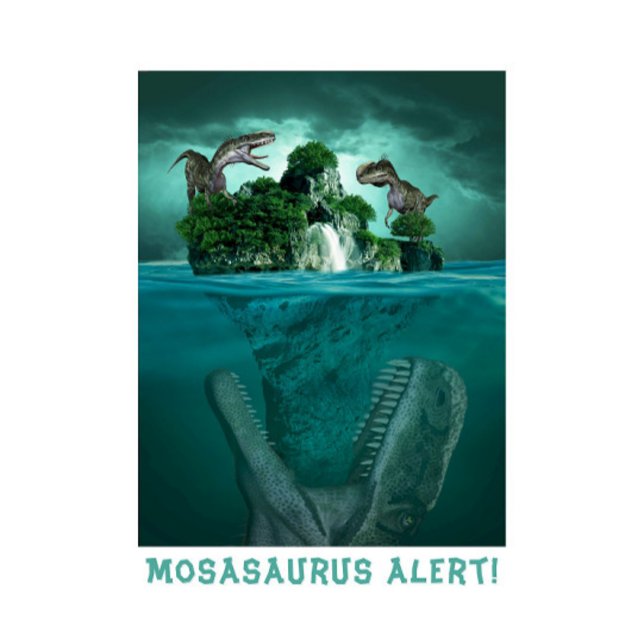 Mosasaurus Alert! Jurassic World Dino T Shirt (Skapare uppladdad)