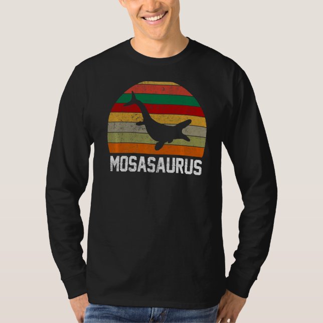 Mosasaurus Dino Prehistorisk dosinosaur 8 T Shirt (Framsida)