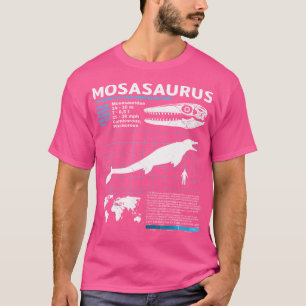 Mosasaurus Fact Lakan Dinosaur Facts T Shirt