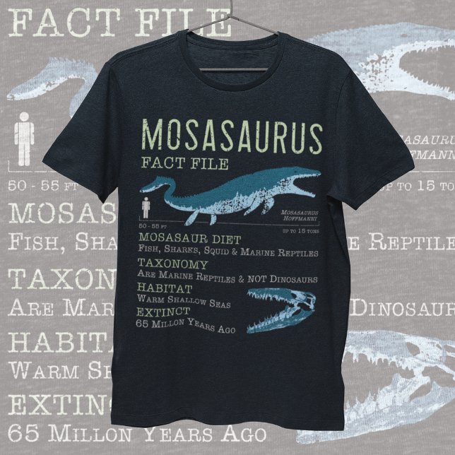 Mosasaurus Facts T Shirt (Skapare uppladdad)