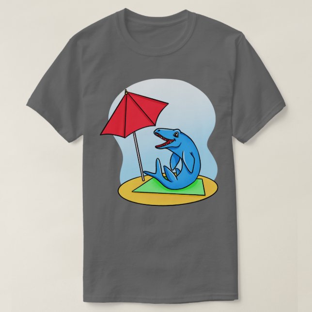 Mosasaurus Sunbad T Shirt (Design framsida)