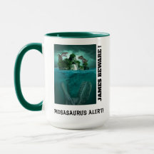 Mosasaurus-varning! Dinosaurieattack